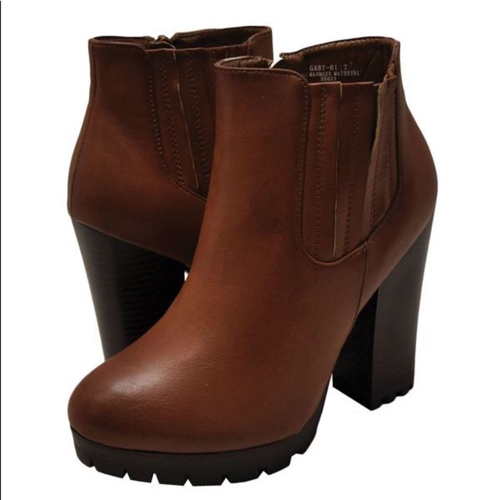 chestnut bamboo gaby-01 platform heels